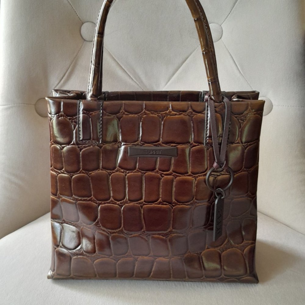 Vintage ESPIRIT Faux Croc Bag
